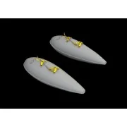 P-51D 75gal drop tanks for Eduard, 1/48 - Eduard Accessories 648571