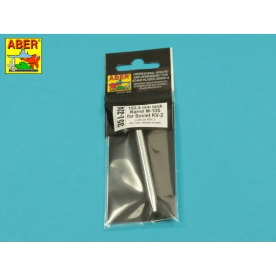 152, 4mm Soviet M-10S barrel for KV-2, 1/35 - Aber Models 35 L-324