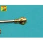 Germ.75mm barrel for KwK40L/43 with single baffle muzzle brake for ...