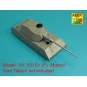 Barrel 128mm PaK 44 L/55 for Vk 100.01(P) MAMMUT (Takom), 1/35 - Ab...