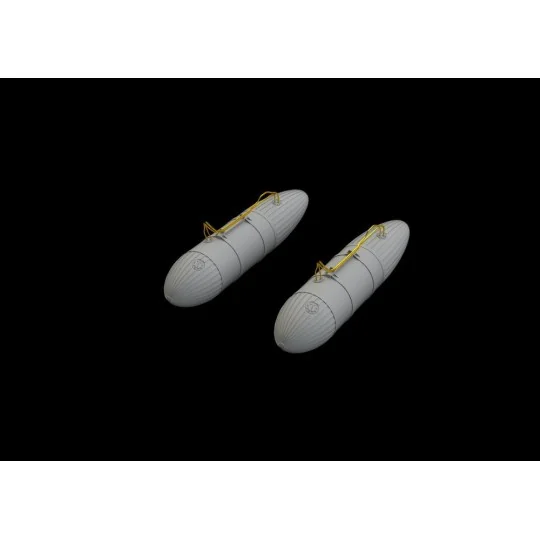 P-51D 108gal drop tanks for Eduard, 1/48 - Eduard Accessories 648572 P-51D 108gal drop tanks for Eduard, 1/48 - Eduard Accessories 648572