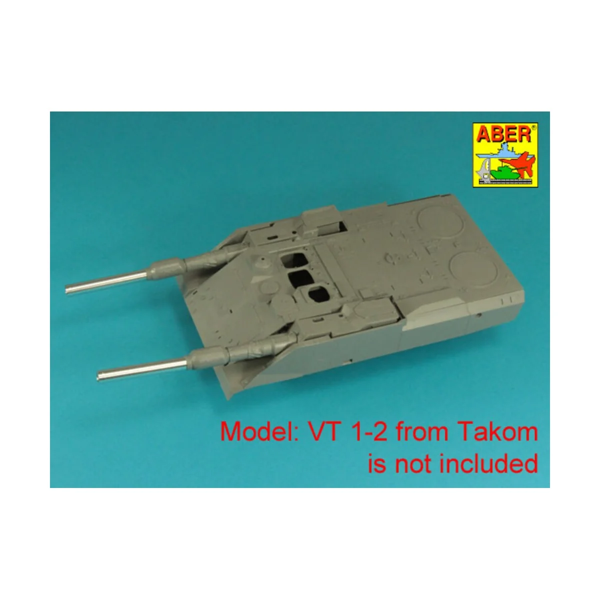 Barrels 120mm for German tank VT 1-2 (Takom), 1/35 - Aber Models 35...