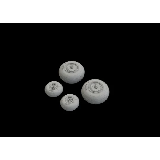 Mi-24V wheels for Zvezda, 1/48 - Eduard Accessories 648573