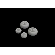 Mi-24V wheels for Zvezda, 1/48 - Eduard Accessories 648573