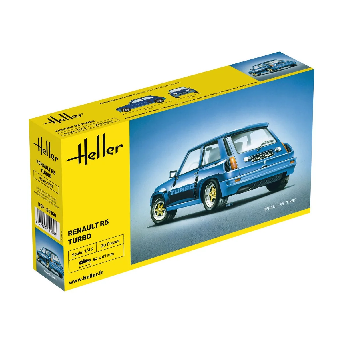 Renault R5 Turbo, 1/43 - Heller 80150