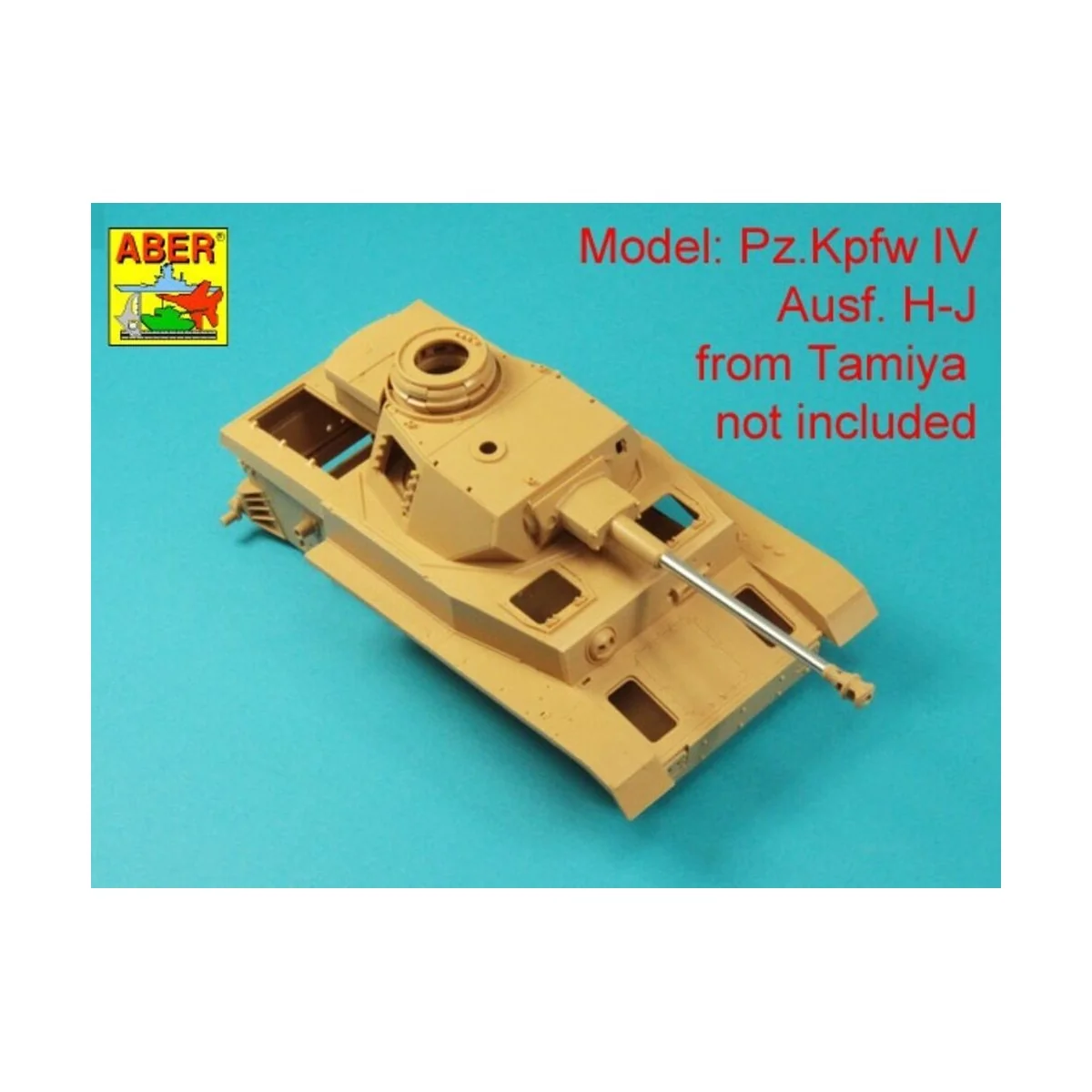 Barrel 75mm 40 L/48 for Pz IVG, H, J without muzzle brake (Tamiya),...