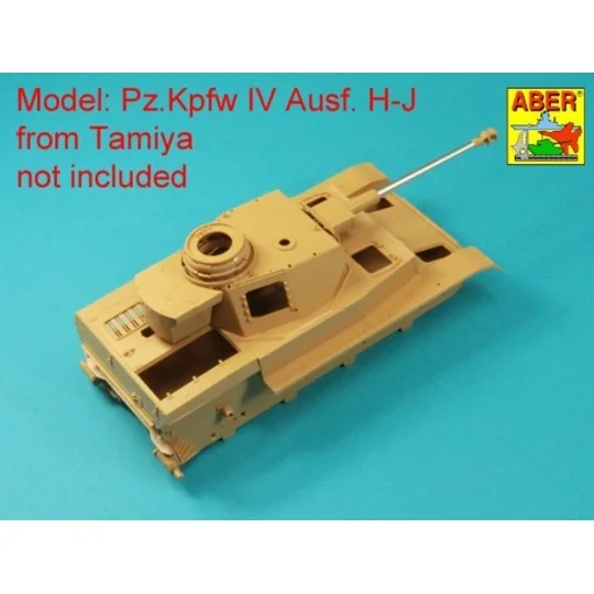 Barrel 75mm 40 L/48 for Pz IVG, H, J without muzzle brake (Tamiya),...