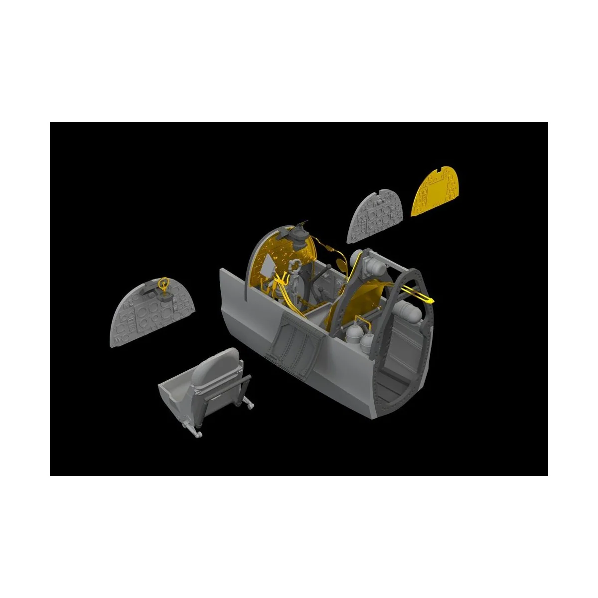 Spitfire Mk.I cockpit for Eduard, 1/48 - Eduard Accessories 648578