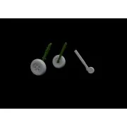 Spitfire Mk.I wheels for Eduard, 1/48 - Eduard Accessories 648579