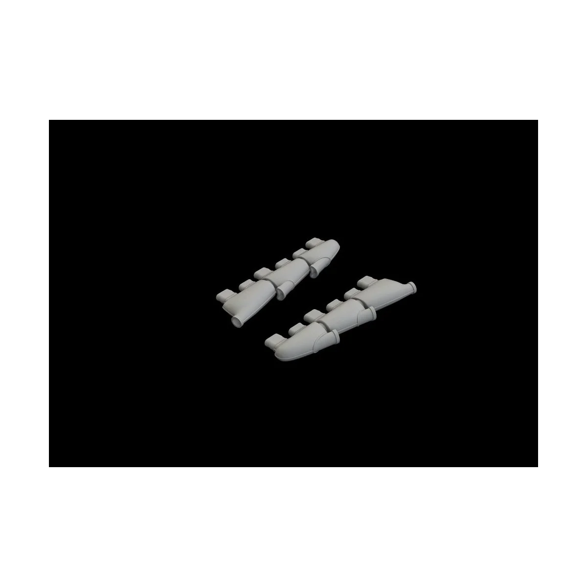 Spitfire Mk.I exhaust stacks for Eduard, 1/48 - Eduard Accessories ...