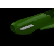 Spitfire Mk.I exhaust stacks for Eduard - Eduard Accessories 648580
