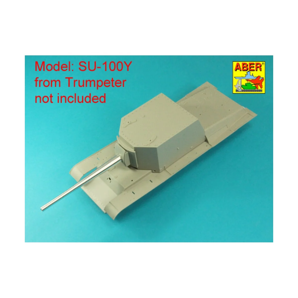 130mm Soviet B-13 barrel for SU-100Y SPG (Trumpeter), 1/35 - Aber M...