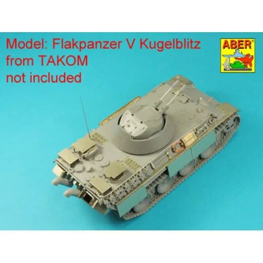 German 3CM Flak 103 two barrels for Kugelblitz tanks, 1/35 - Aber M...