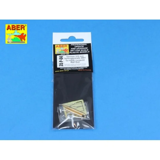 Sprenggranate for Leopold Rail Gun, 1/35 - Aber Models 35 P-04
