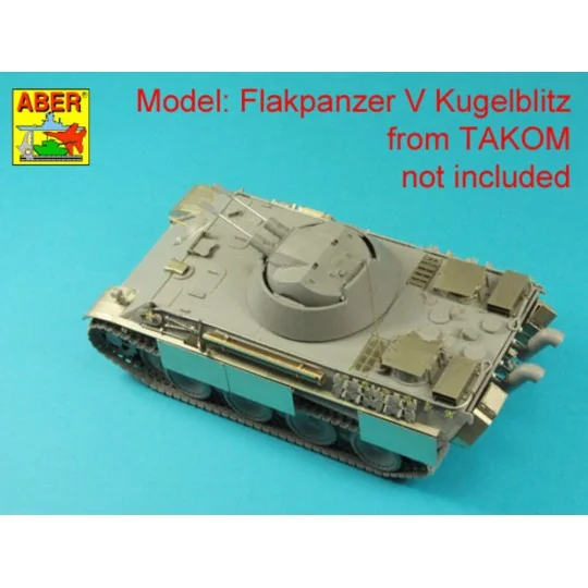 German 3CM Flak 103 two barrels for Kugelblitz tanks, 1/35 - Aber M...