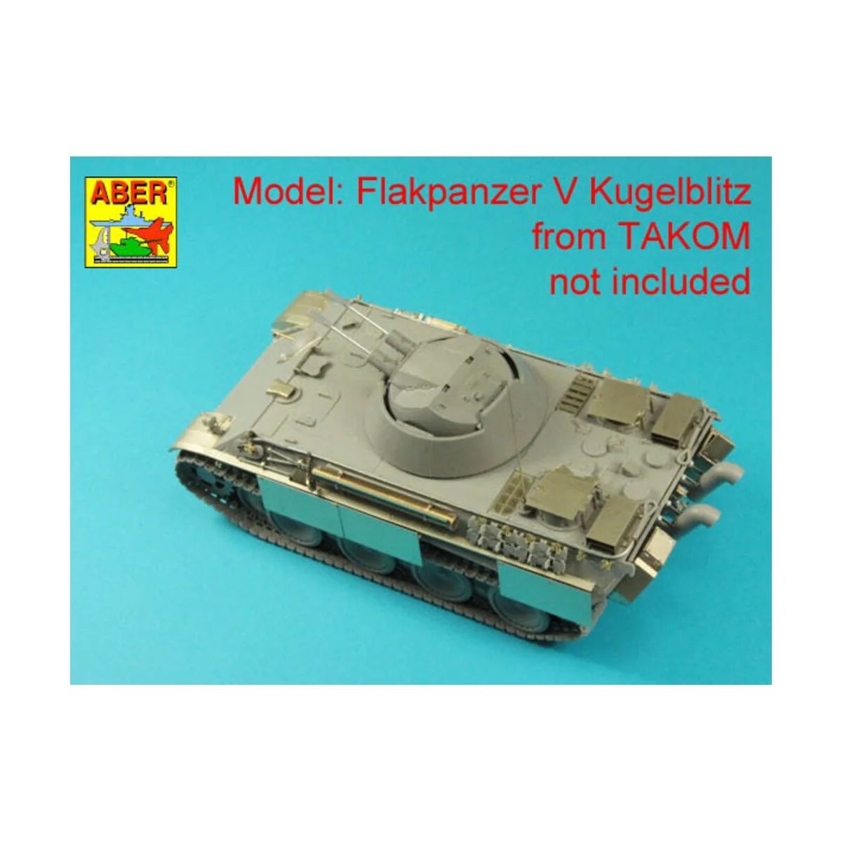 German 3CM Flak 103 two barrels for Kugelblitz tanks, 1/35 - Aber M...
