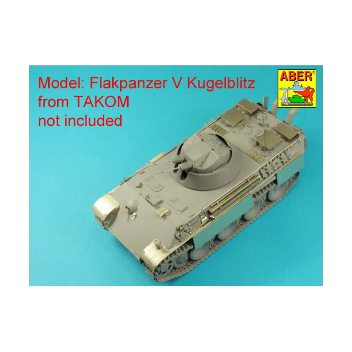 German 3CM Flak 103 two barrels for Kugelblitz tanks, 1/35 - Aber M...