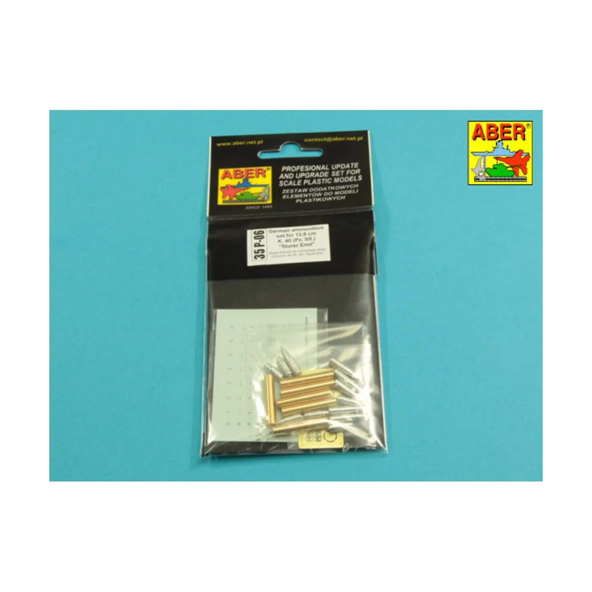 German ammunition set for12, 8cm K.40 (Pz.Sfl.) Sturer Emil, 1/35 -...