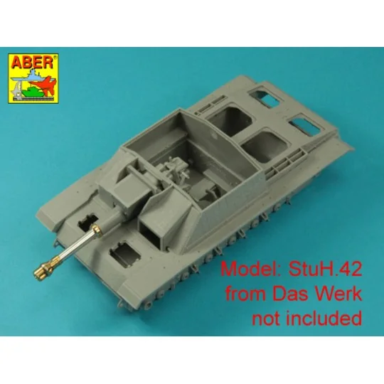 Germ. 10, 5 cm L/28 Barrel for StuH 42 early, 1/35 - Aber Models 35...