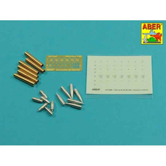 German ammunition set for12, 8cm K.40 (Pz.Sfl.) Sturer Emil, 1/35 -...