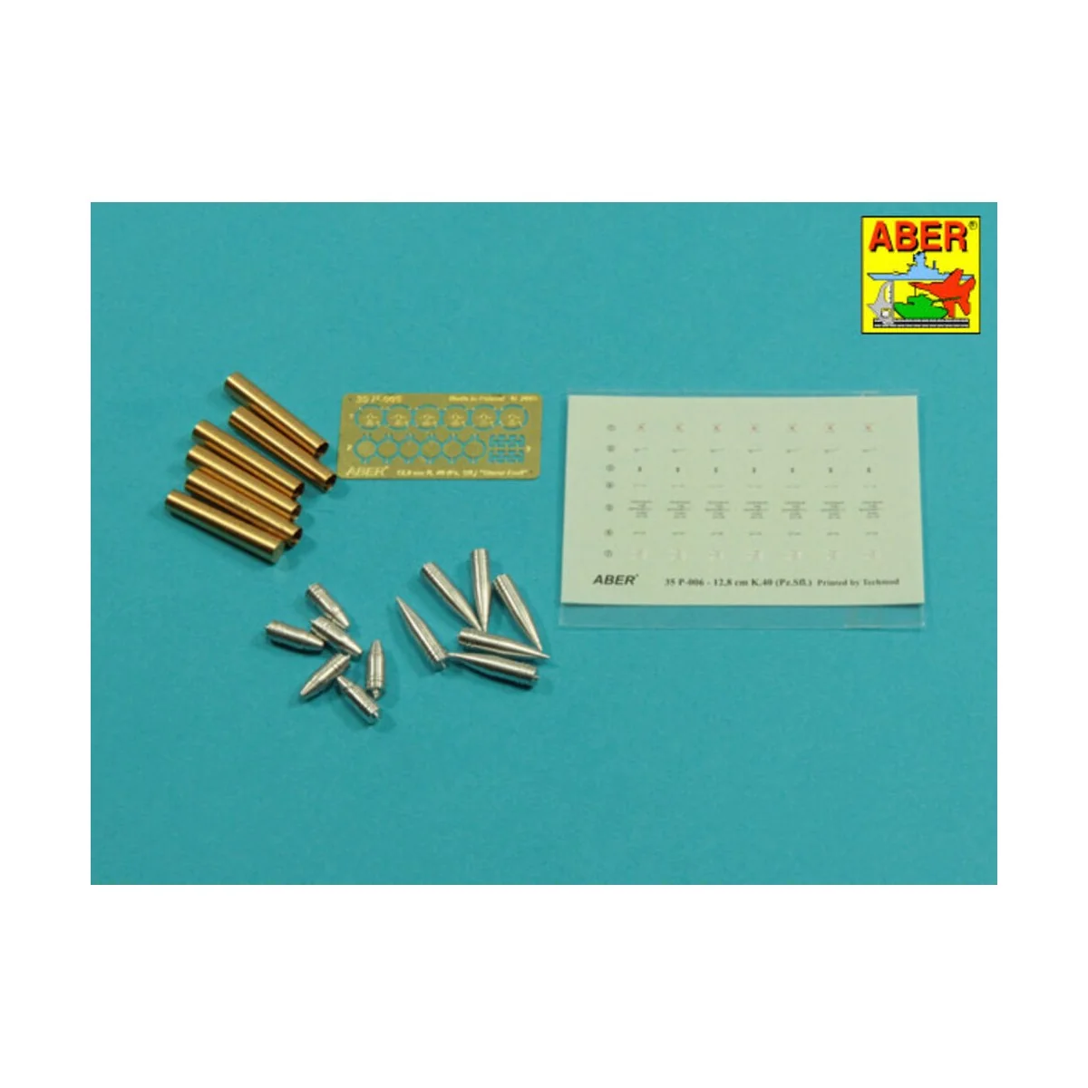 German ammunition set for12, 8cm K.40 (Pz.Sfl.) Sturer Emil, 1/35 -...