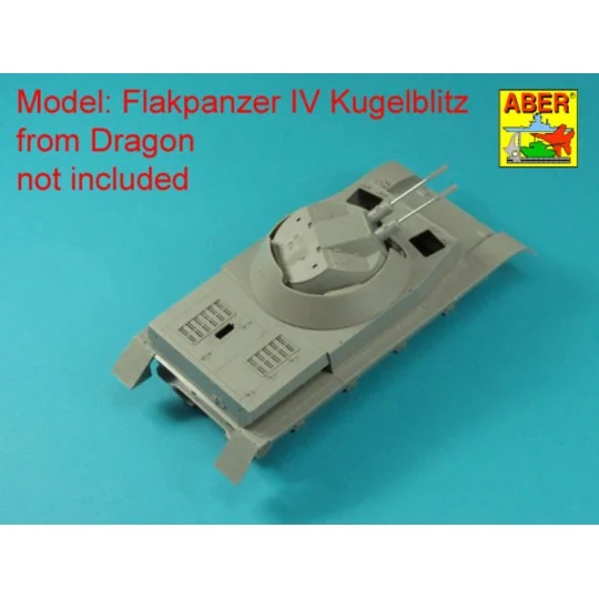 German 3CM Flak 103 two barrels for Kugelblitz tanks, 1/35 - Aber M...