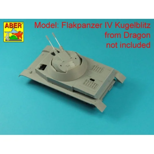 German 3CM Flak 103 two barrels for Kugelblitz tanks, 1/35 - Aber M...