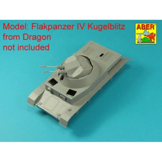 German 3CM Flak 103 two barrels for Kugelblitz tanks, 1/35 - Aber M...