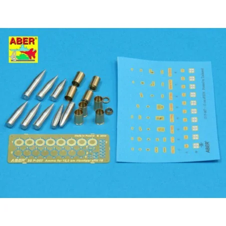 German ammunition for sFH 18, 1/35 - Aber Models 35 P-07