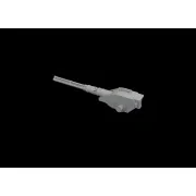 Mi-24V 9A624 machine gun for Zvezda - Eduard Accessories 648587