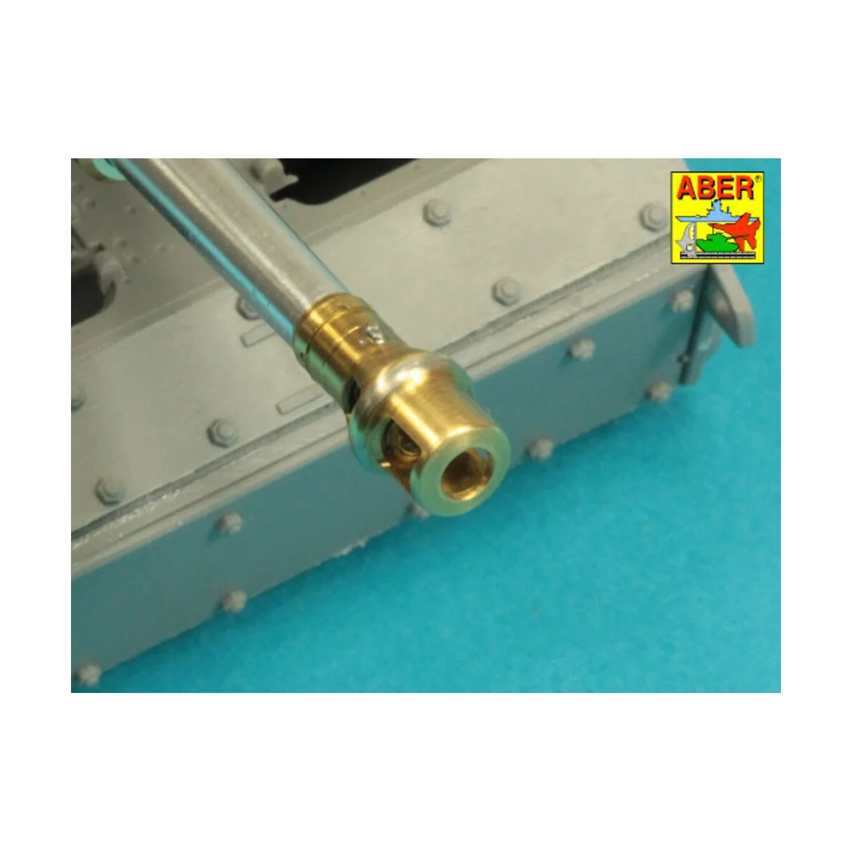 Germ. 10, 5 cm L/28 Barrel for StuH 42 early, 1/35 - Aber Models 35...