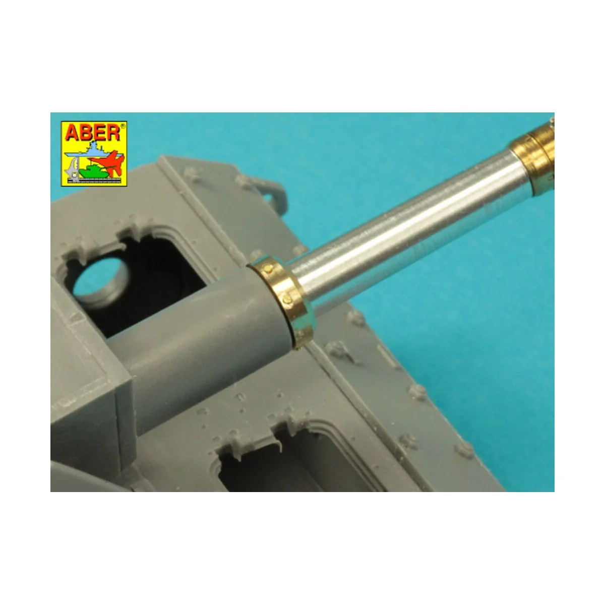 Germ. 10, 5 cm L/28 Barrel for StuH 42 early, 1/35 - Aber Models 35...