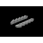 Il-2 exhaust stacks for Tamiya, 1/48 - Eduard Accessories 648588