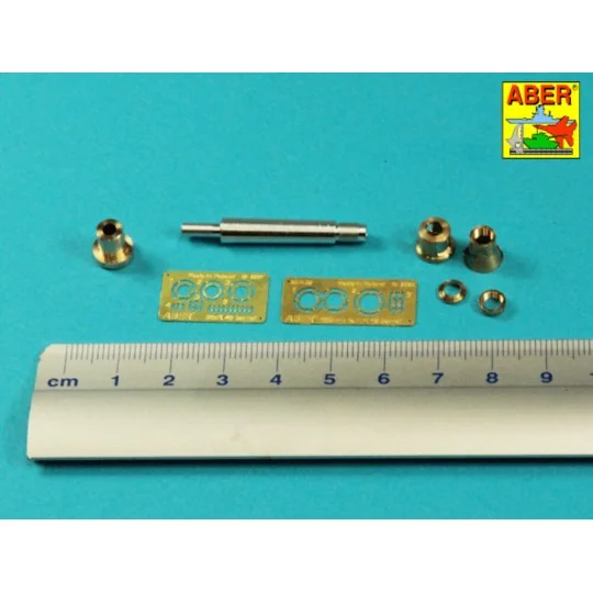 Germ. 10, 5 cm L/28 Barrel for StuH 42 early, 1/35 - Aber Models 35...