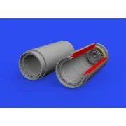 MiG-19 exhaust nozzles for Eduard/Trumpeter - Eduard Accessories 64...