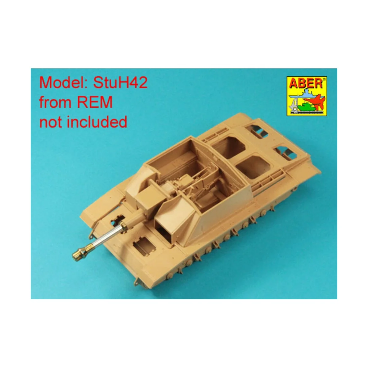 Germ. 10, 5 cm L/28 Barrel for StuH 42 early, 1/35 - Aber Models 35...