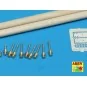 Telegraph-pillar set for 2 cross bars with 4 insulators each, 1/35 ...