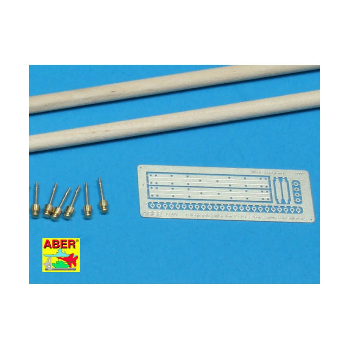 Telegraph-pillar set for 1 cross bar with 8 insulators, 1/35 - Aber...