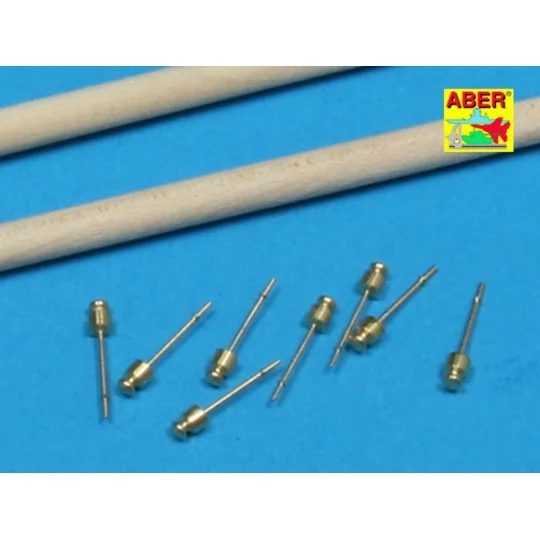 Telegraph-pillar set for 4 insulators, 1/35 - Aber Models 35D-07