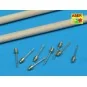 Telegraph-pillar set for 4 insulators, 1/35 - Aber Models 35D-07