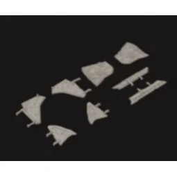 MiG-19 wheel well doors for Eduard/Trumpeter - Eduard Accessories 6...