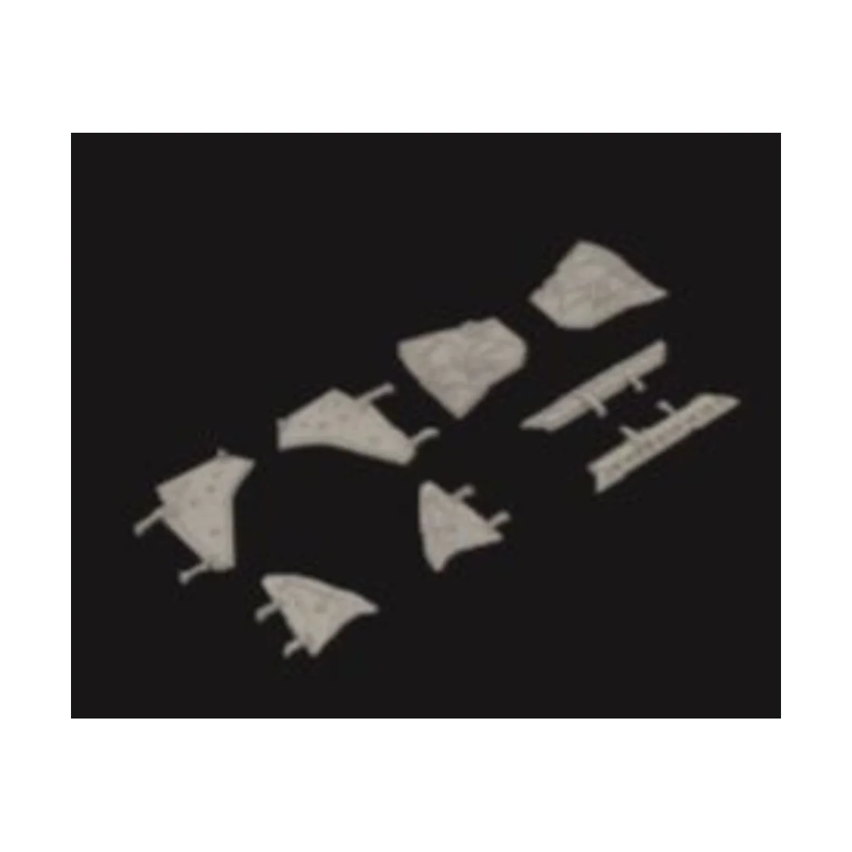 MiG-19 wheel well doors for Eduard/Trumpeter - Eduard Accessories 6...