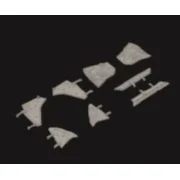 MiG-19 wheel well doors for Eduard/Trumpeter - Eduard Accessories 6...