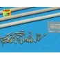 Telegraph-double pillar set for 4 cross bar with 8 insulators, 1/35...