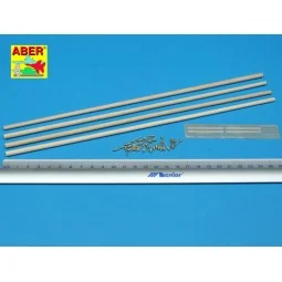 Telegraph-double pillar set for 4 cross bar with 8 insulators, 1/35... 2