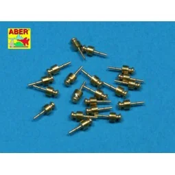 Set with 20 short foot insulators, 1/35 - Aber Models 35D-32 2