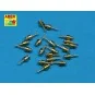 Set with 20 short foot insulators, 1/35 - Aber Models 35D-32