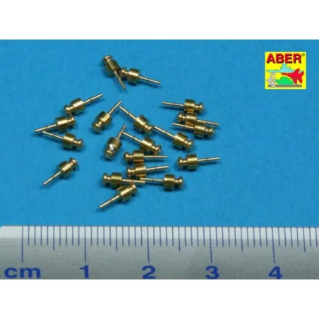 Set with 20 short foot insulators, 1/35 - Aber Models 35D-32