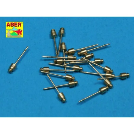 Set with 20 long foot insulators, 1/35 - Aber Models 35D-34