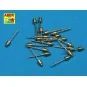 Set with 20 long foot insulators, 1/35 - Aber Models 35D-34